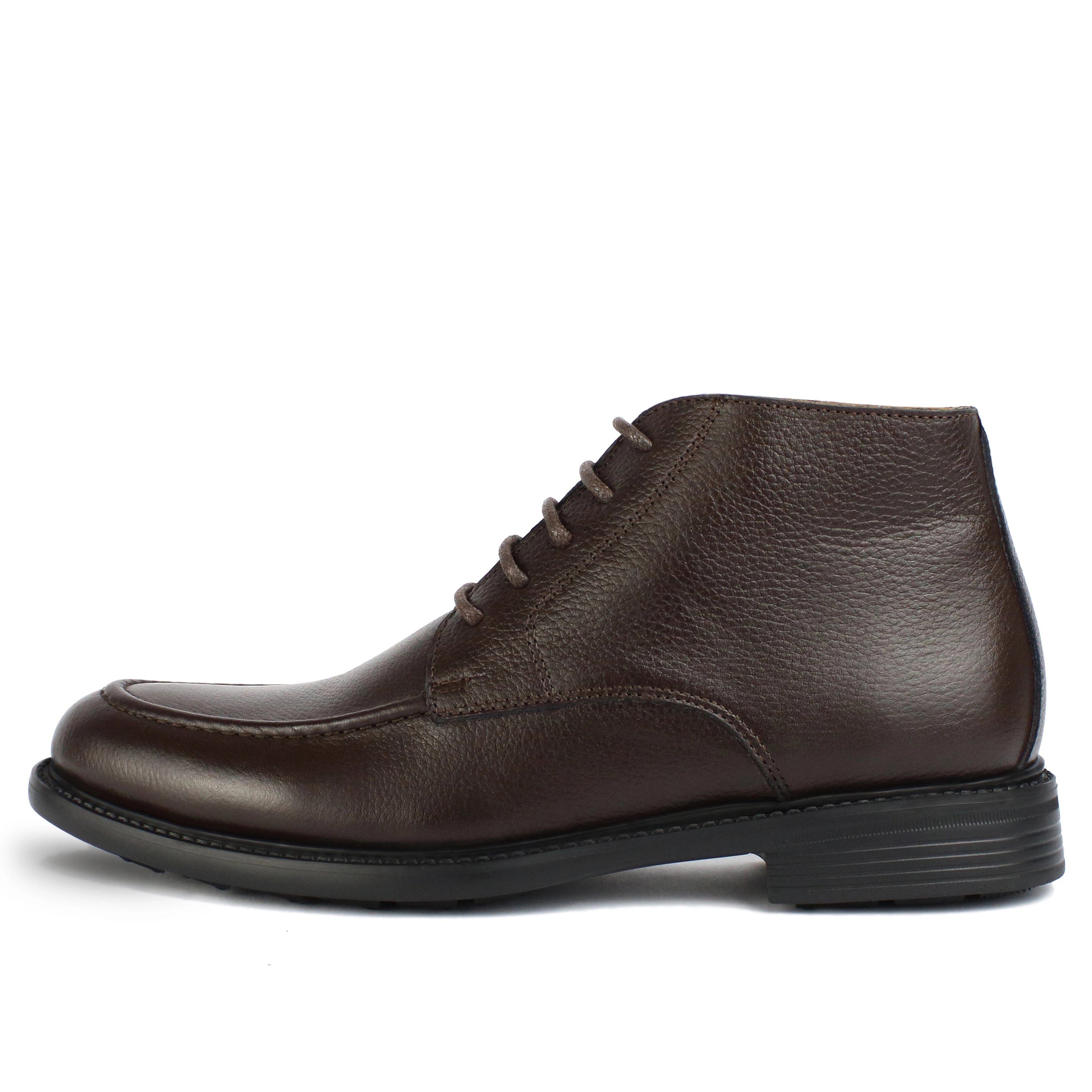 040 BOTTINE EN CUIR MARRON